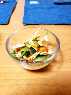 甘辛♪きゅうりとむね肉のバンバンジー風-レシピのメイン写真