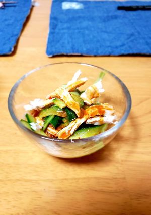 甘辛♪きゅうりとむね肉のバンバンジー風-レシピのメイン写真