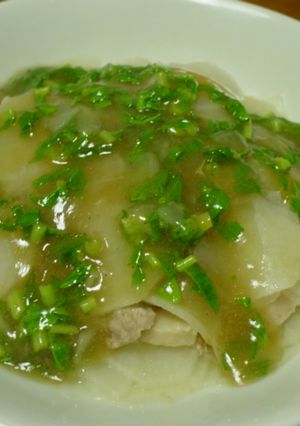 薄切り大根と豚ばら肉の重ね煮-レシピのメイン写真