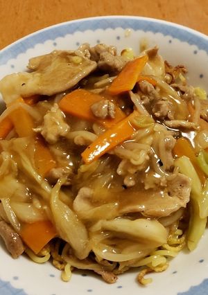 覚え書き~あんかけ焼きそば-レシピのメイン写真