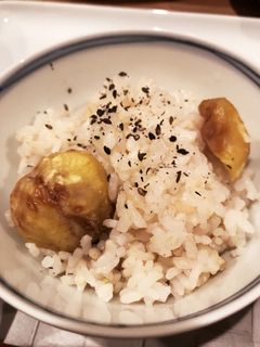 【栗】秋の炊き込みご飯【木の実】-レシピのメイン写真