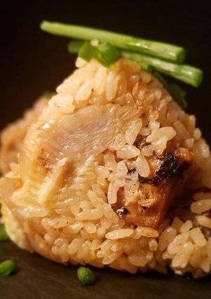 秋刀魚とカマンベールチーズの炊き込みご飯-レシピのメイン写真