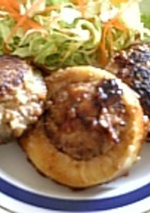 野菜の肉詰め焼-レシピのメイン写真