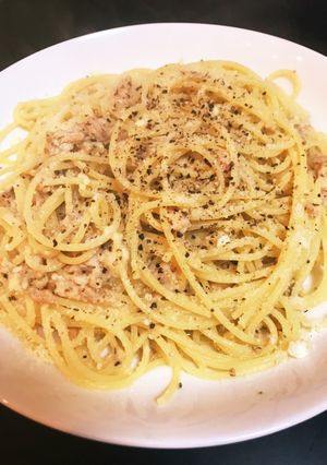 【簡単】ツナ入りカチョエペペ-レシピのメイン写真