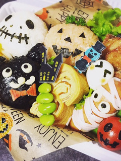 ハロウィン☆おにぎり弁当-レシピのメイン写真