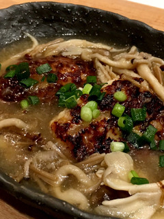 鶏ハンバーグきのこおろしあんかけ-レシピのメイン写真