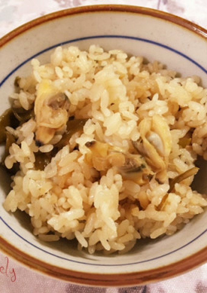 あさりとワカメの炊き込みご飯-レシピのメイン写真