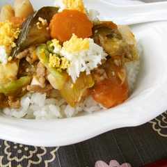 รูปของ 柔らか野菜の中華丼〖介護食の工夫付〗