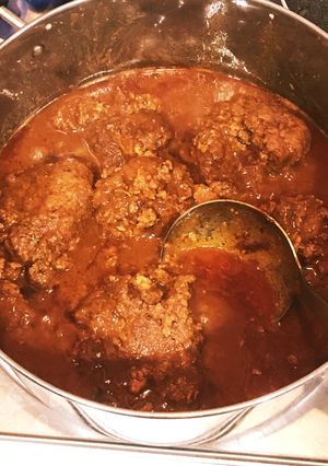 煮込みハンバーグ-レシピのメイン写真