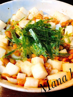 【簡単】長芋と納豆のねばねばタッグ和え♡-レシピのメイン写真