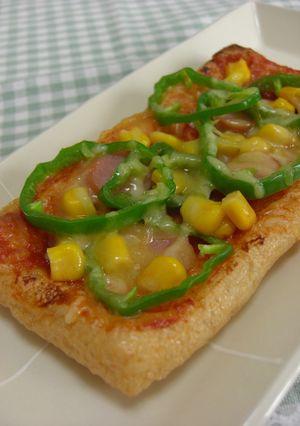 カリカリッ♪油揚げピザ-レシピのメイン写真
