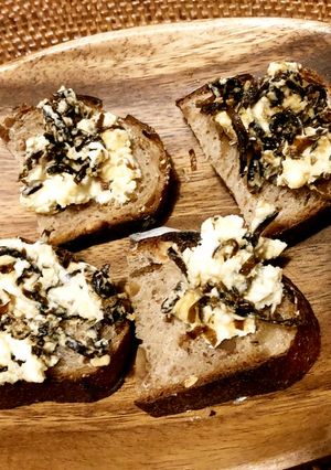 ふじっ子昆布煮とクリームチーズパン-レシピのメイン写真