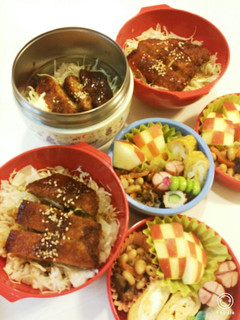 ソースカツ丼★女子高生お弁当-レシピのメイン写真
