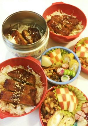 ソースカツ丼★女子高生お弁当-レシピのメイン写真