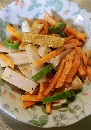 ギョニソとニンジンのマヨネーズ炒め-レシピのメイン写真