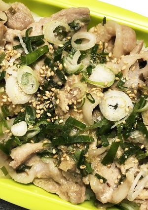 コンビニ弁当目指した★ねぎ塩豚カルビ★-レシピのメイン写真