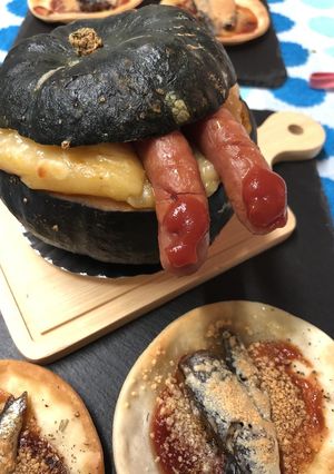 魔女のハロウィンかぼちゃグラタン-レシピのメイン写真