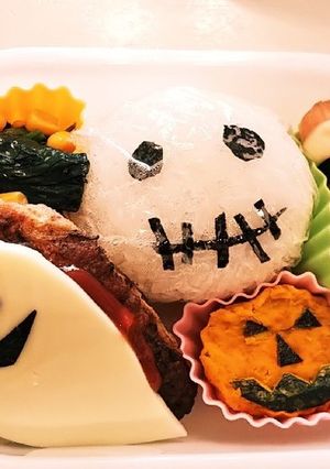 ハロウィンの幼稚園児お弁当~簡単です~-レシピのメイン写真