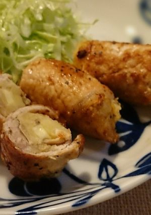 しめじとチーズのポテト肉巻き-レシピのメイン写真