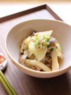 大根とシーチキンとキノコの炒め煮-レシピのメイン写真