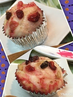 HMで♪赤のビーツのマーブル蒸しパン-レシピのメイン写真