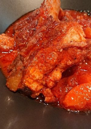 スペアリブの柔らかトマト煮込み-レシピのメイン写真