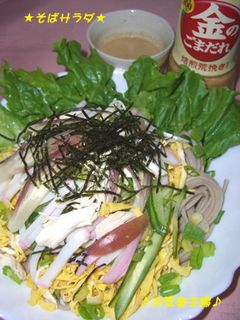 満腹!そばサラダ-レシピのメイン写真