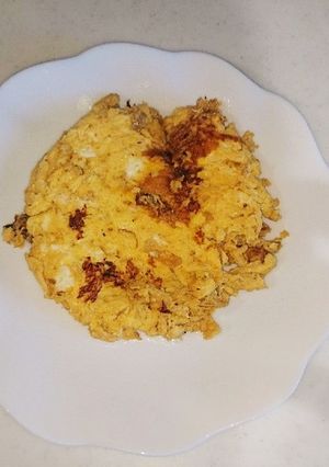肉じゃが残り汁オムレツ-レシピのメイン写真