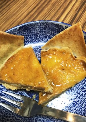 完熟柿のアーモンドクリーム春巻タルト-レシピのメイン写真