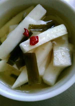夕飯に間に合う大根のお漬け物-レシピのメイン写真