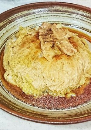 *豚肉と白菜のレンジ蒸し*-レシピのメイン写真