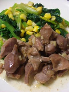 栄養満点♪砂肝の塩だれ炒め-レシピのメイン写真