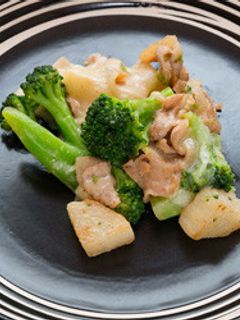 長芋とブロッコリーのみそチー炒め-レシピのメイン写真
