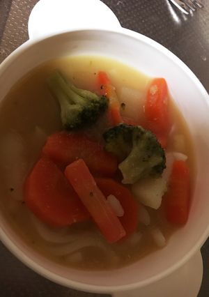 豚汁風うどん　完了期-レシピのメイン写真