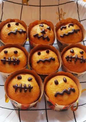 簡単ハロウィンカップケーキ-レシピのメイン写真
