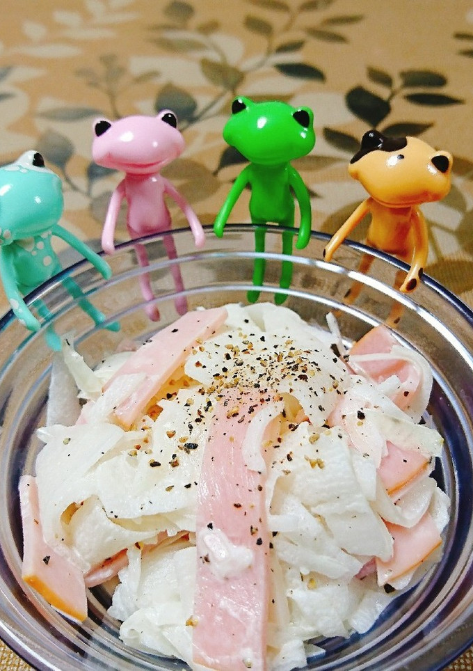 簡単！ちょい一品に『大根とハムのマリネ』-レシピのメイン写真