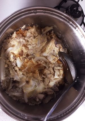 親子丼の具-レシピのメイン写真