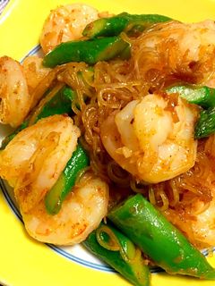 *エビと春雨のXO醤炒め*-レシピのメイン写真