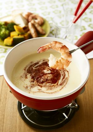 まろやかトマトチーズフォンデュ-レシピのメイン写真