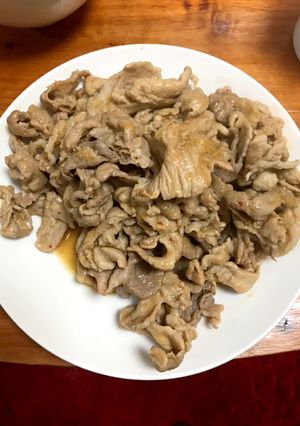 豚肉と出し入り味噌のさっと炒め♪-レシピのメイン写真