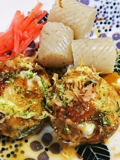 たこ??こんにゃくだよ♪変わり種たこ焼き-レシピのメイン写真