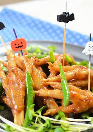 怖くてゴメン鶏のもみじでハロウィンチキン-レシピのメイン写真