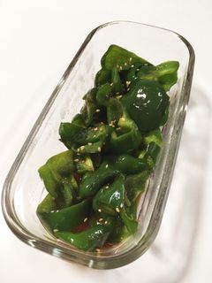 ピーマン炒め【常備菜】麺つゆ-レシピのメイン写真