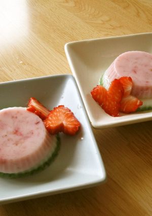 ベビー用ひな祭りプリン☆-レシピのメイン写真