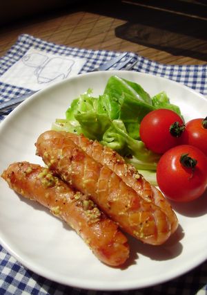 ウインナーソーセージのマスタード焼き♪-レシピのメイン写真