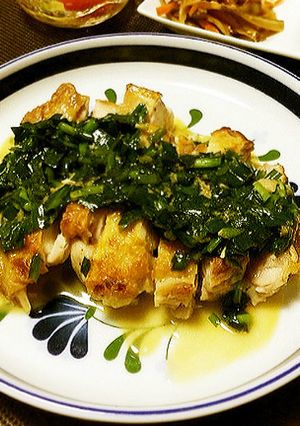 夏バテ予防♪「鶏もも肉のニラソース」-レシピのメイン写真