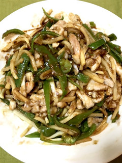 電子レンジで豚肉の青椒肉絲-レシピのメイン写真
