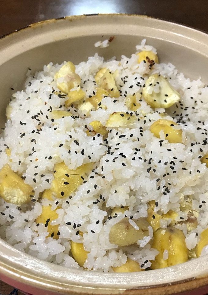 ☆簡単☆土鍋でホクホク栗ごはん☆-レシピのメイン写真