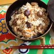 甘栗と鶏もも肉の中華混ぜごはん(もち米)