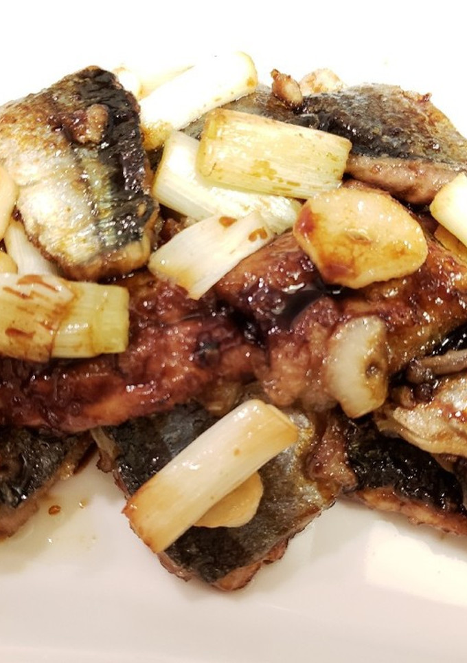 激旨❤️サンマとネギのにんにく醤油ソテー-レシピのメイン写真